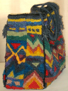 Colourful_tote_side_view_designed_and_hooked_by_Robin_Inkpen_Western_Australia